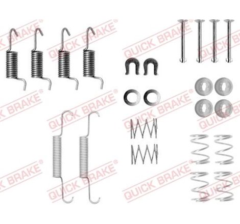 Set accesorii, saboti frana parcare - QUICK BRAKE-105-0871