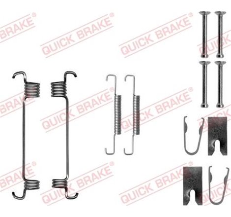 Set accesorii, saboti frana parcare - QUICK BRAKE-105-0875