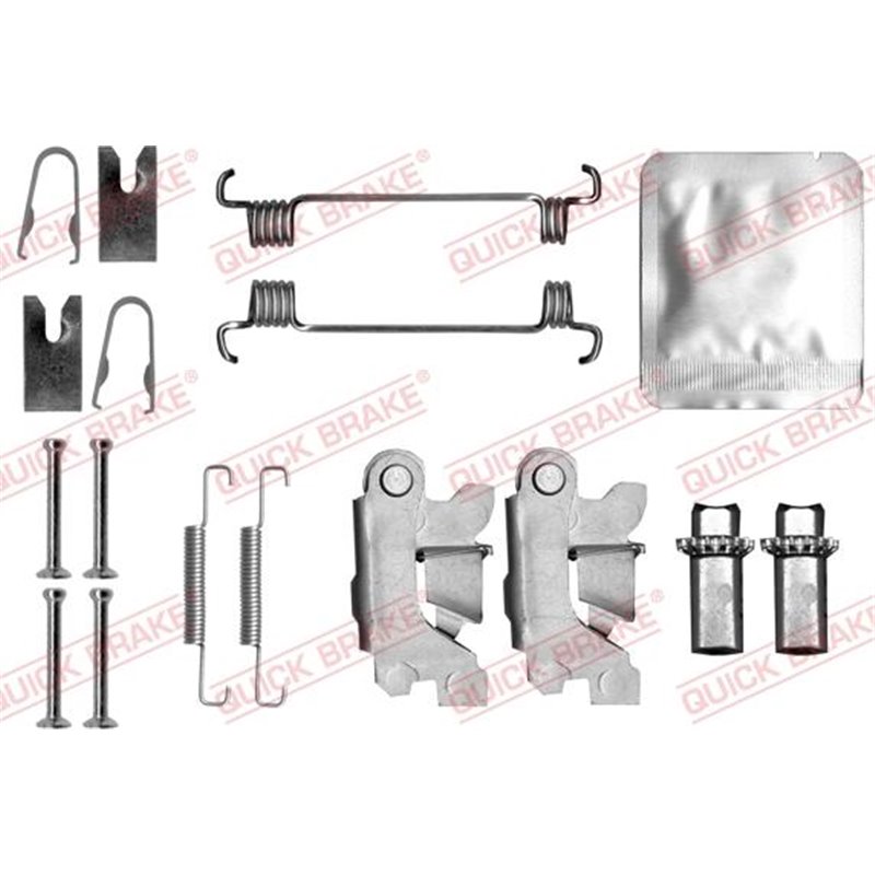 Set accesorii, saboti frana parcare - QUICK BRAKE-105-0875S