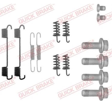 Set accesorii, saboti frana parcare - QUICK BRAKE-105-0878
