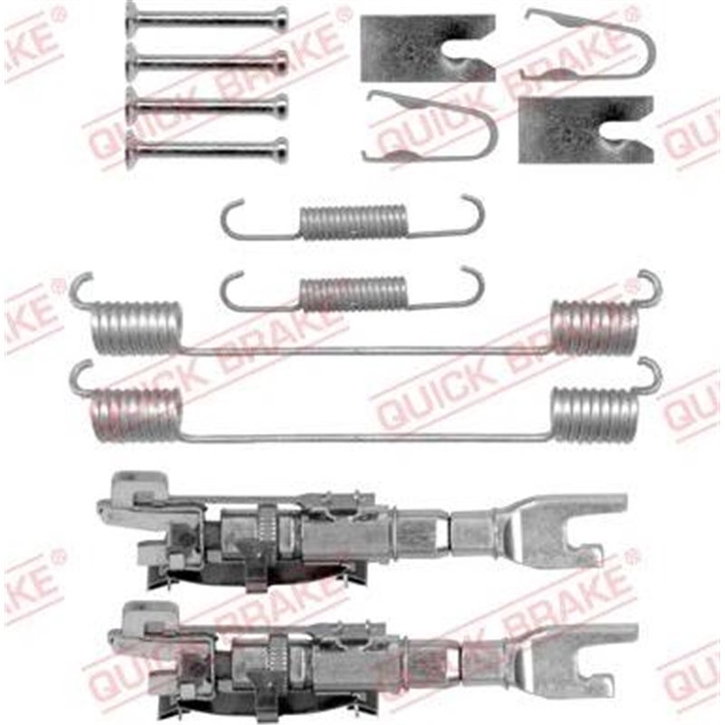 Set accesorii, sabot de frana - QUICK BRAKE-105-0883S