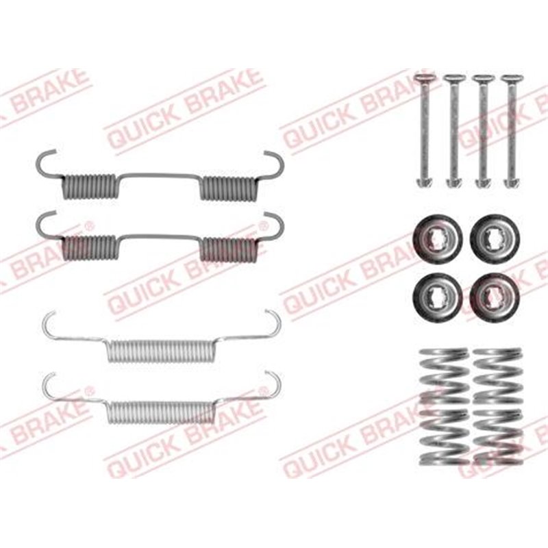 Set accesorii, saboti frana parcare - QUICK BRAKE-105-0896