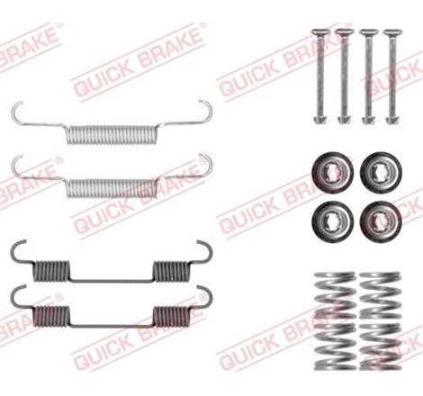 Set accesorii, saboti frana parcare - QUICK BRAKE-105-0897
