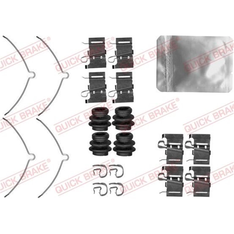 Set accesorii, placute frana - QUICK BRAKE-109-0001