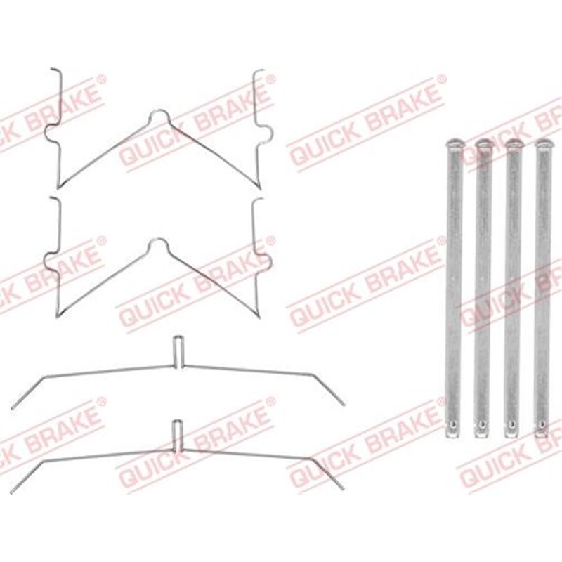 Set accesorii, placute frana - QUICK BRAKE-109-0003