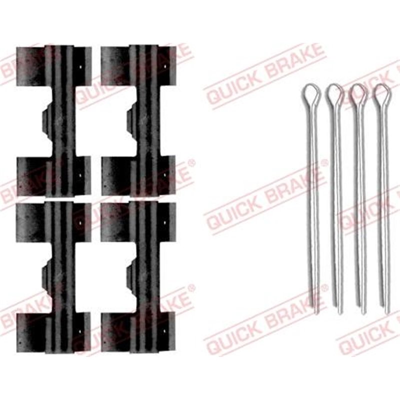 Set accesorii, placute frana - QUICK BRAKE-109-0009