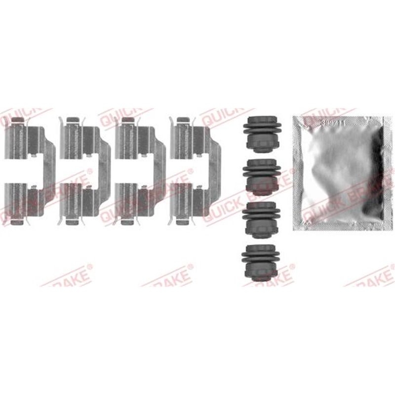 Set accesorii, placute frana - QUICK BRAKE-109-0012