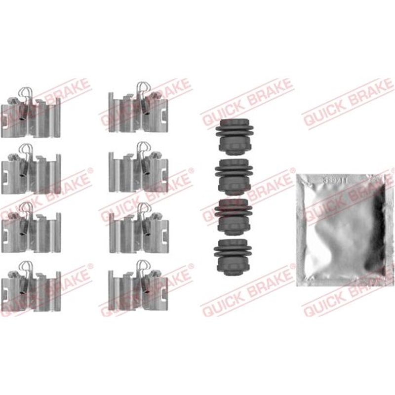 Set accesorii, placute frana - QUICK BRAKE-109-0015
