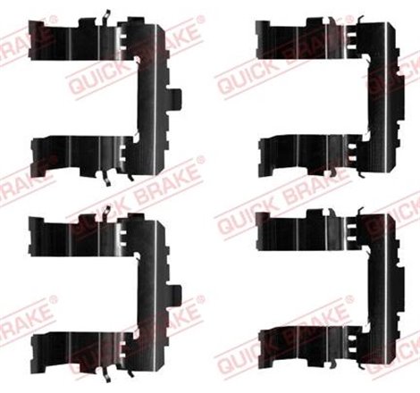Set accesorii, placute frana - QUICK BRAKE-109-0020