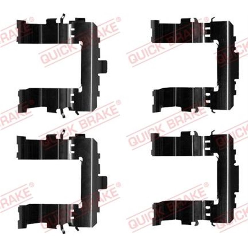 Set accesorii, placute frana - QUICK BRAKE-109-0020