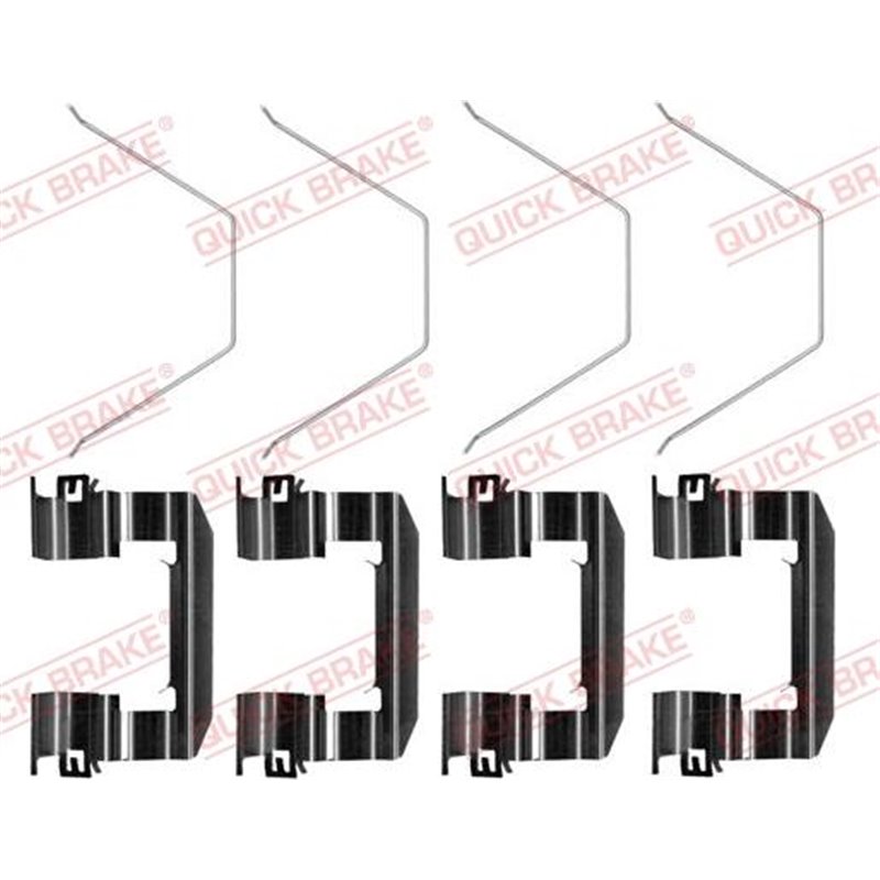 Set accesorii, placute frana - QUICK BRAKE-109-0021