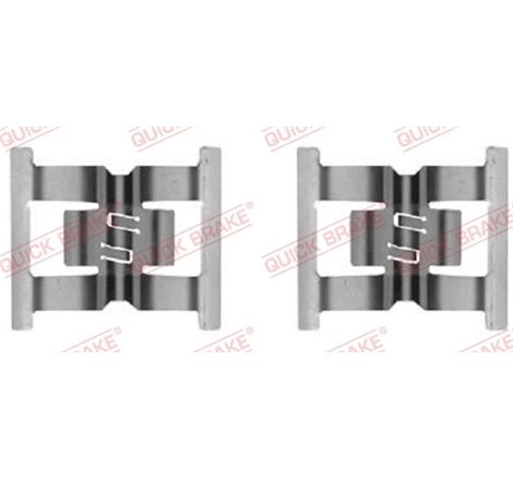 Set accesorii, placute frana - QUICK BRAKE-109-0031