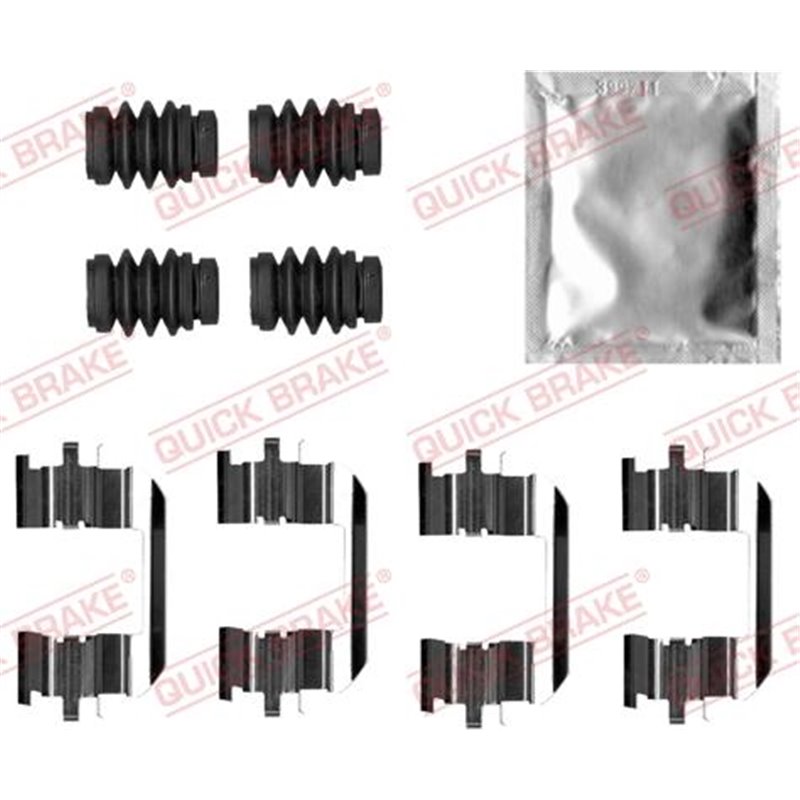 Set accesorii, placute frana - QUICK BRAKE-109-0035
