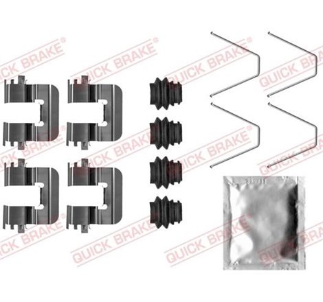 Set accesorii, placute frana - QUICK BRAKE-109-0046