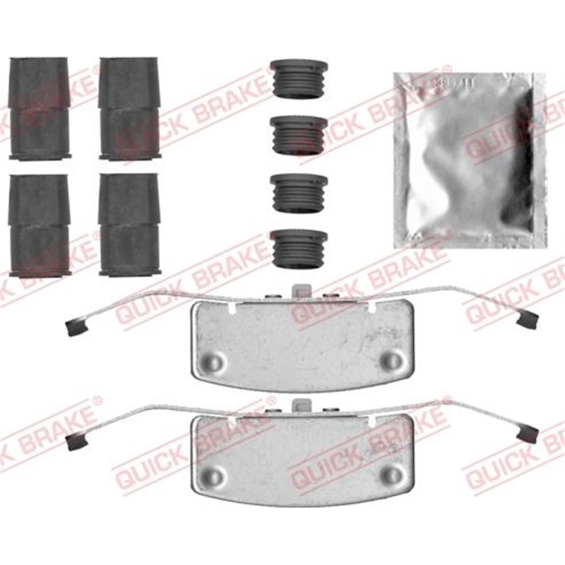 Set accesorii, placute frana - QUICK BRAKE-109-0052