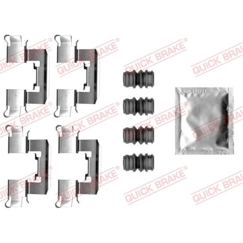 Set accesorii, placute frana - QUICK BRAKE-109-0062