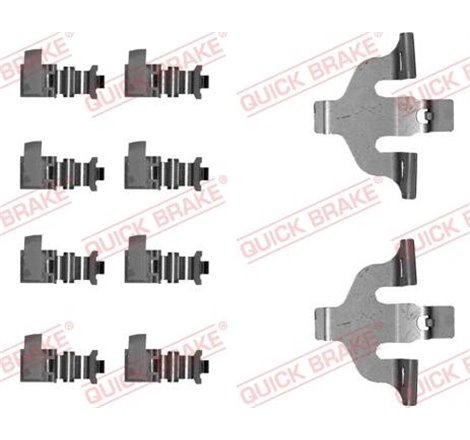Set accesorii, placute frana - QUICK BRAKE-109-0066
