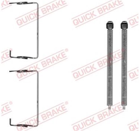 Set accesorii, placute frana - QUICK BRAKE-109-0071