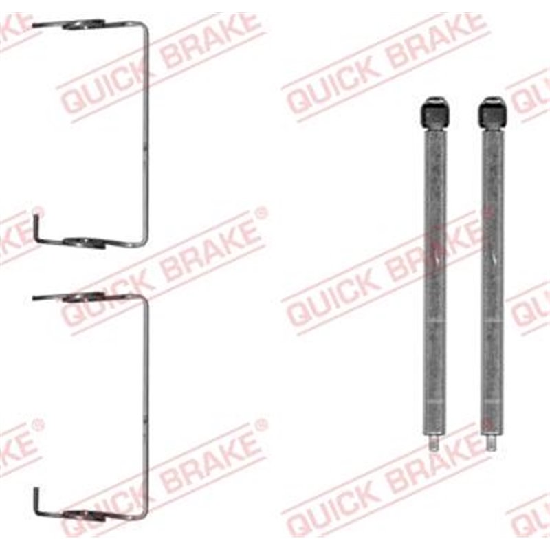 Set accesorii, placute frana - QUICK BRAKE-109-0071