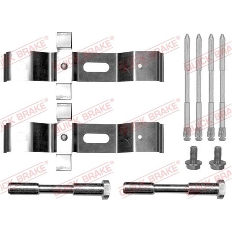 Set accesorii, placute frana - QUICK BRAKE-109-0072