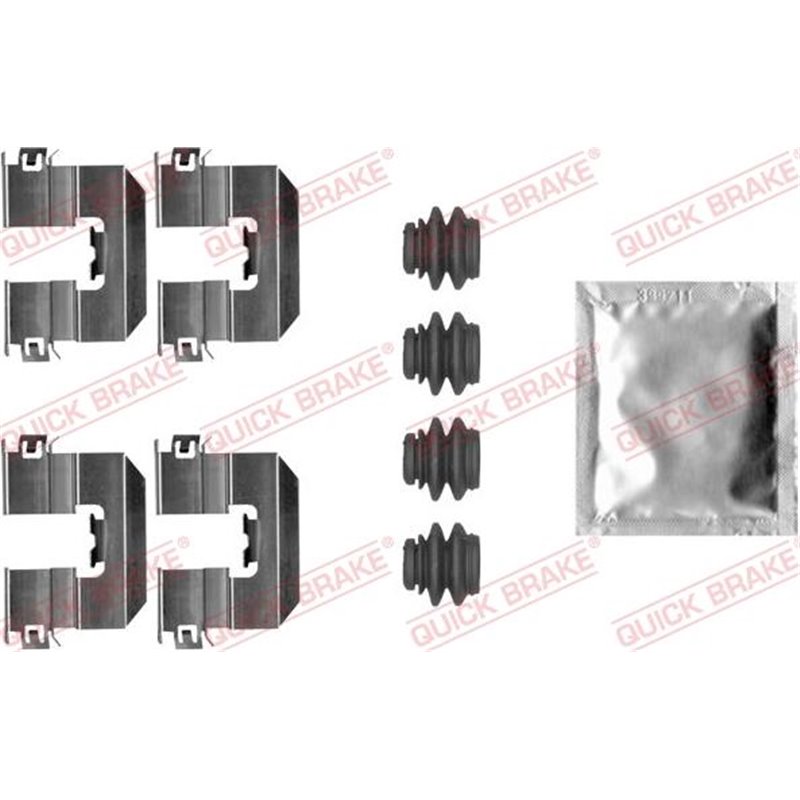 Set accesorii, placute frana - QUICK BRAKE-109-0080