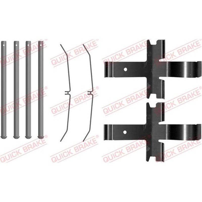 Set accesorii, placute frana - QUICK BRAKE-109-0081
