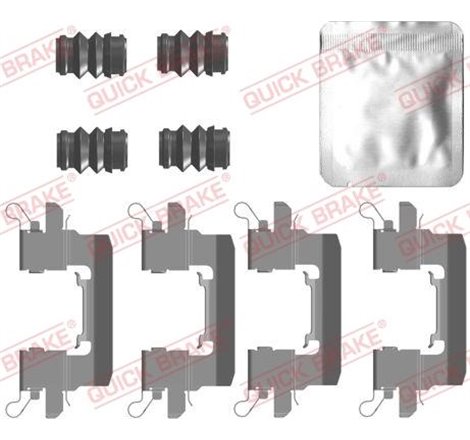 Set accesorii, placute frana - QUICK BRAKE-109-0087