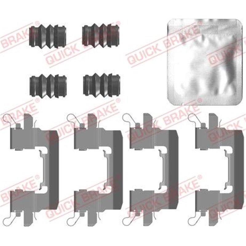 Set accesorii, placute frana - QUICK BRAKE-109-0087