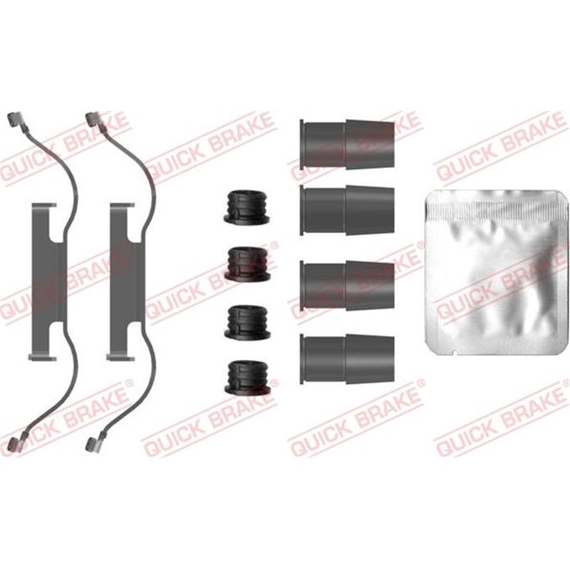 Set accesorii, placute frana - QUICK BRAKE-109-0088