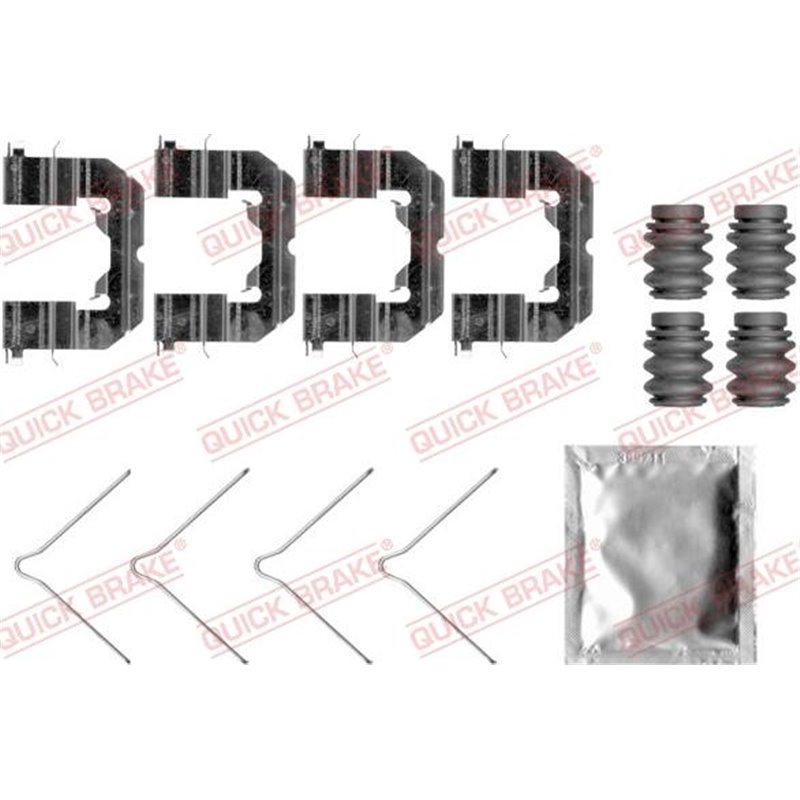 Set accesorii, placute frana - QUICK BRAKE-109-0089