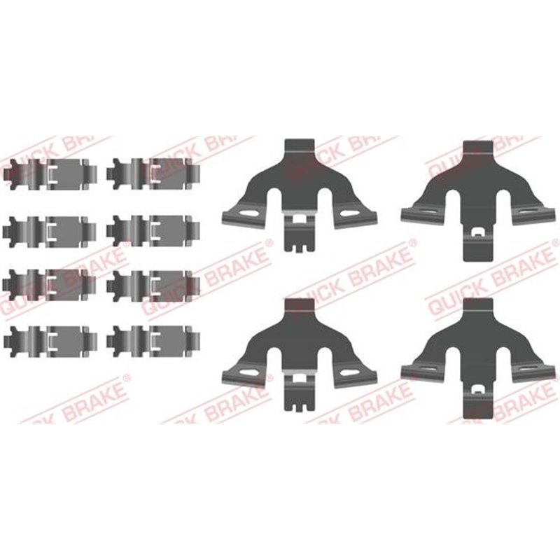 Set accesorii, placute frana - QUICK BRAKE-109-0093