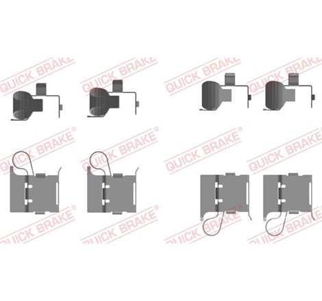 Set accesorii, placute frana - QUICK BRAKE-109-0097