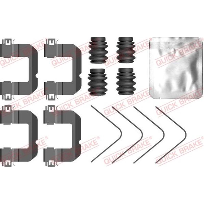Set accesorii, placute frana - QUICK BRAKE-109-0102