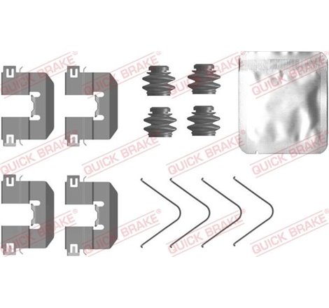 Set accesorii, placute frana - QUICK BRAKE-109-0104