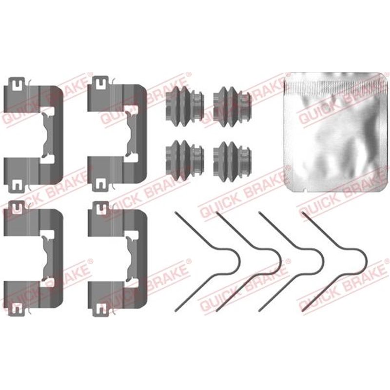 Set accesorii, placute frana - QUICK BRAKE-109-0105