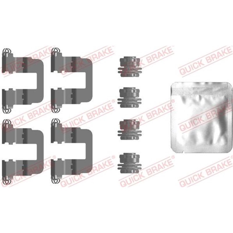 Set accesorii, placute frana - QUICK BRAKE-109-0106