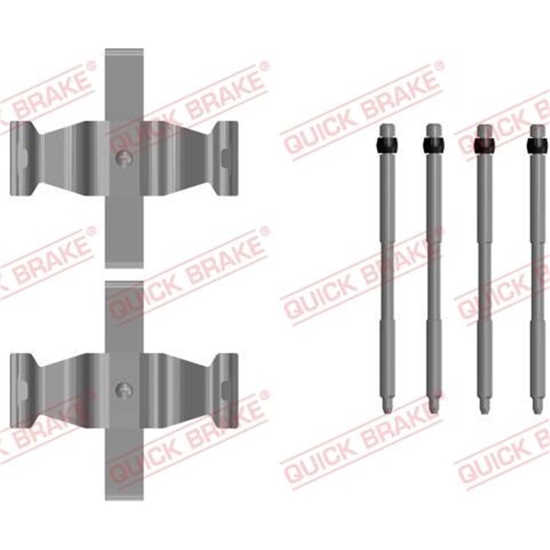 Set accesorii, placute frana - QUICK BRAKE-109-0107