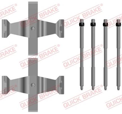 Set accesorii, placute frana - QUICK BRAKE-109-0109
