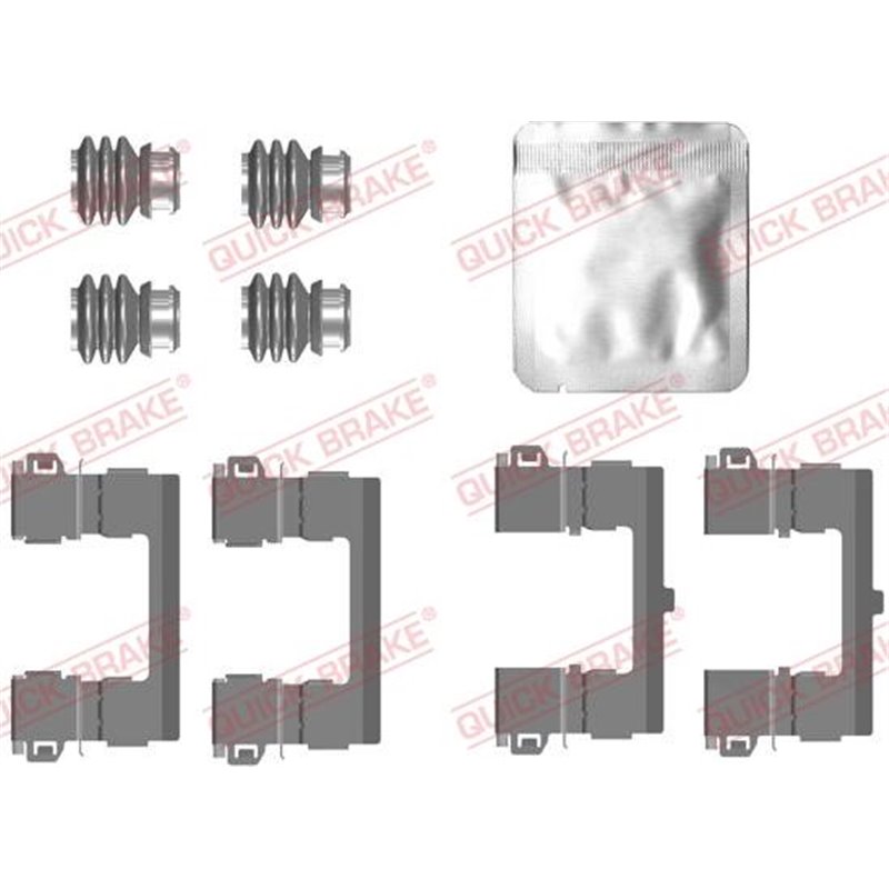 Set accesorii, placute frana - QUICK BRAKE-109-0112