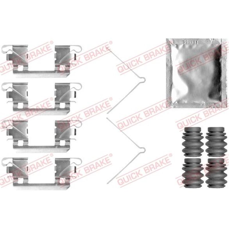 Set accesorii, placute frana - QUICK BRAKE-109-0113