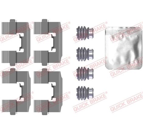 Set accesorii, placute frana - QUICK BRAKE-109-0115