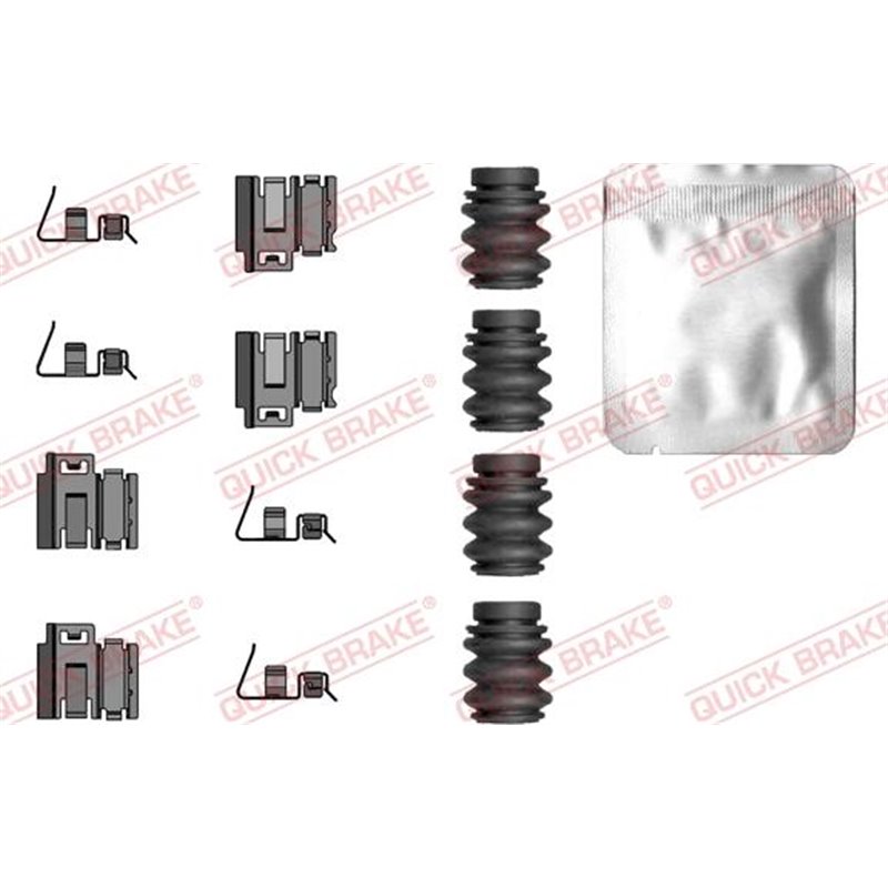 Set accesorii, placute frana - QUICK BRAKE-109-0119