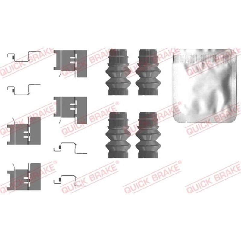 Set accesorii, placute frana - QUICK BRAKE-109-0120