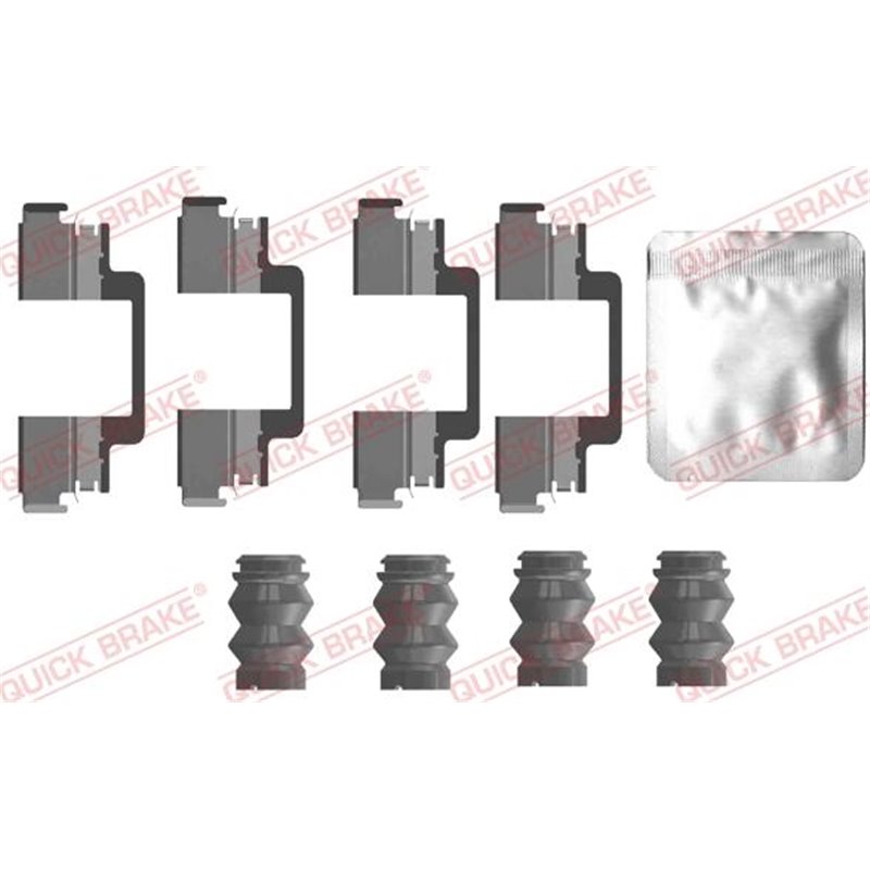 Set accesorii, placute frana - QUICK BRAKE-109-0121