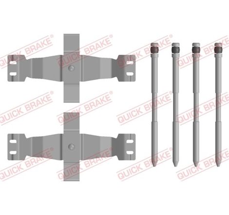 Set accesorii, placute frana - QUICK BRAKE-109-0122