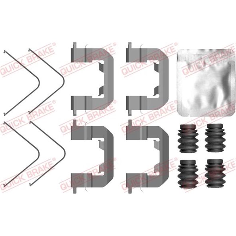Set accesorii, placute frana - QUICK BRAKE-109-0123