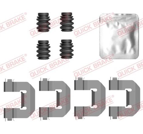 Set accesorii, placute frana - QUICK BRAKE-109-0126