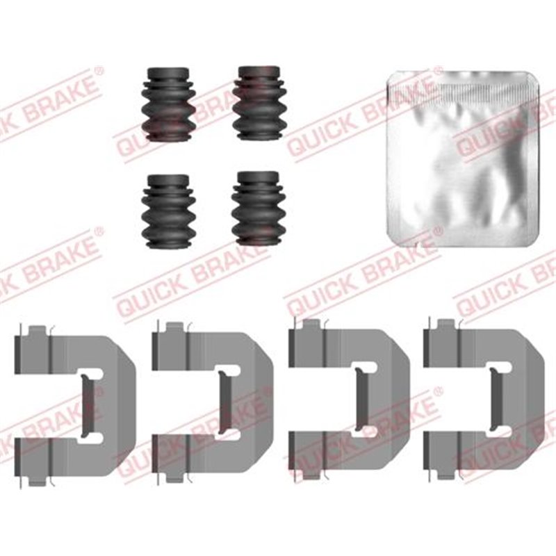 Set accesorii, placute frana - QUICK BRAKE-109-0126