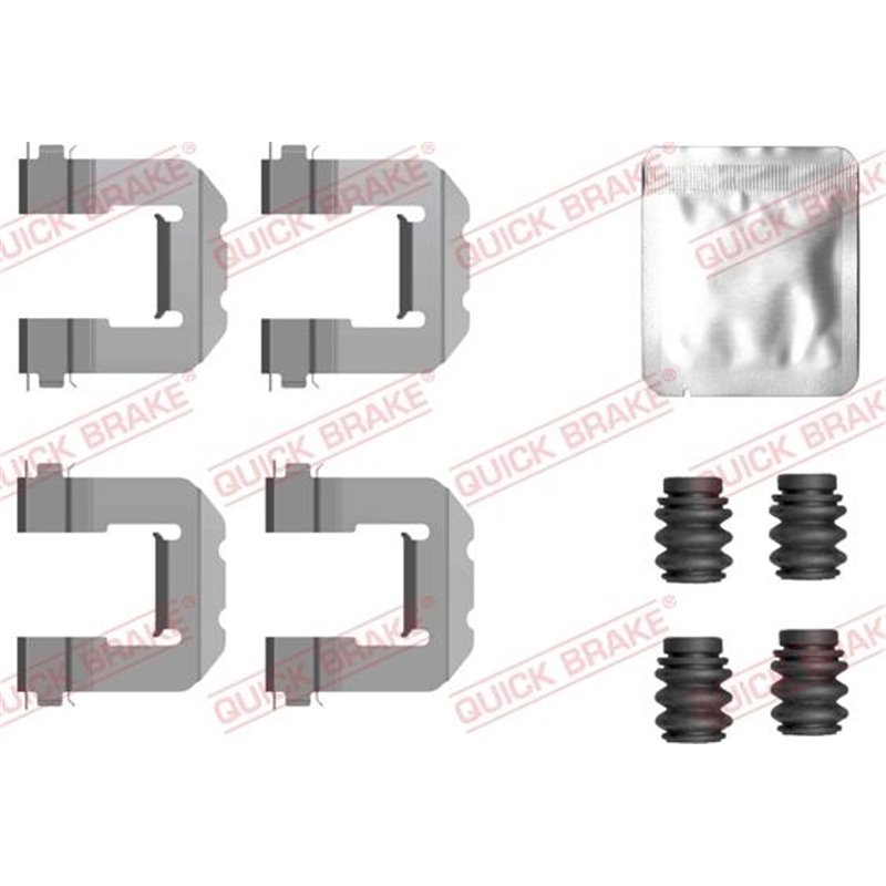 Set accesorii, placute frana - QUICK BRAKE-109-0127
