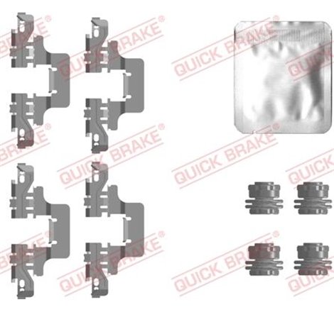Set accesorii, placute frana - QUICK BRAKE-109-0128